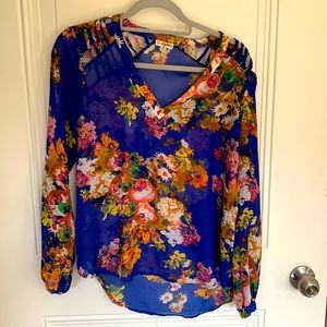 Beautiful color floweral blouse